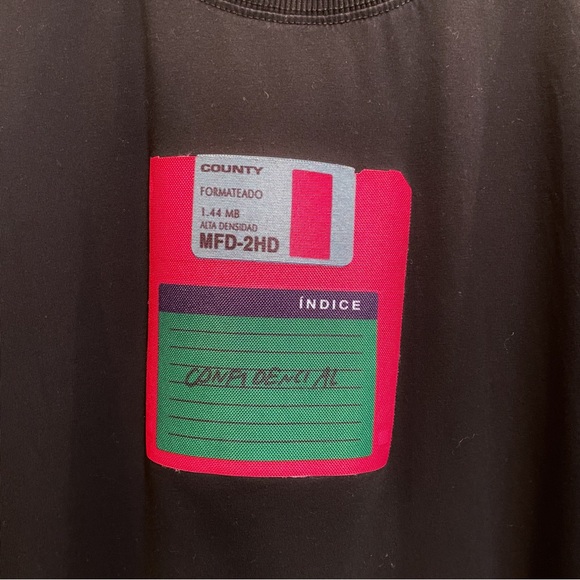 Marcelo Burlon Floppy Graphic T-Shirt - Picture 5 of 13